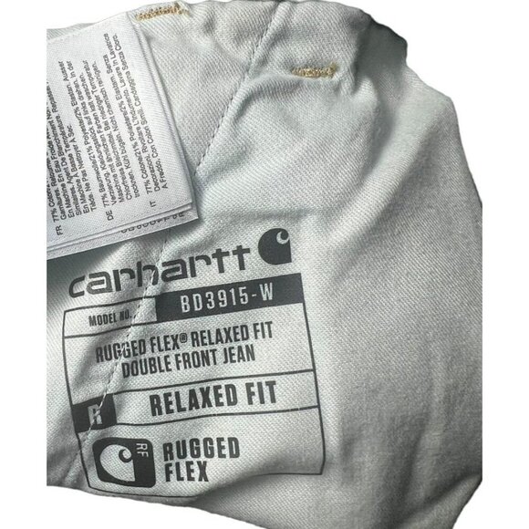 Carhartt Rugged Flex Relaxed Fit Double Front Work Jeans BD3915-W 8 - Picture 7 of 7